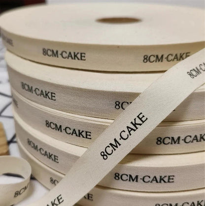 100 Yards Personalized Colorful Printed Cotton Ribbon | Custom Corporate Gifts, Wedding Favors - Wholesale Customized Store
