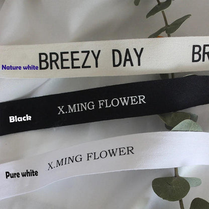 100 Yards Personalized Colorful Printed Cotton Ribbon | Custom Corporate Gifts, Wedding Favors - Wholesale Customized Store