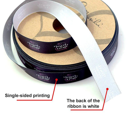100 Yards Personalized Multicolor Printed Satin/Grosgrain Ribbon | Custom Wedding Decorations, Party Favors, Gift Wrapping - Wholesale Customized Store